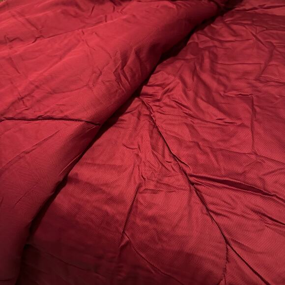 Vintage Ralph Lauren Abenhall Full Queen Comforter Reversible Red Gold Paisley - Picture 4 of 9